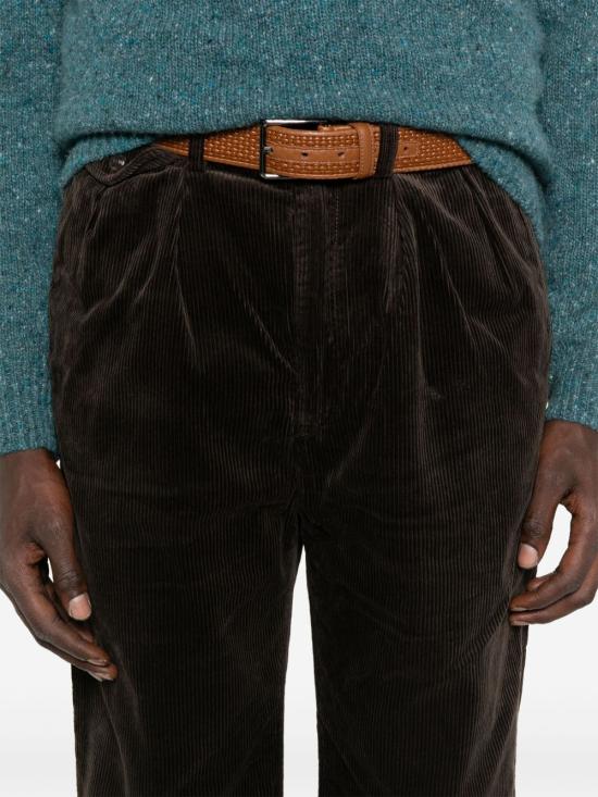 25FW 랄프 로렌 스트레이트 팬츠 710882543 500 Brown - RALPH LAUREN