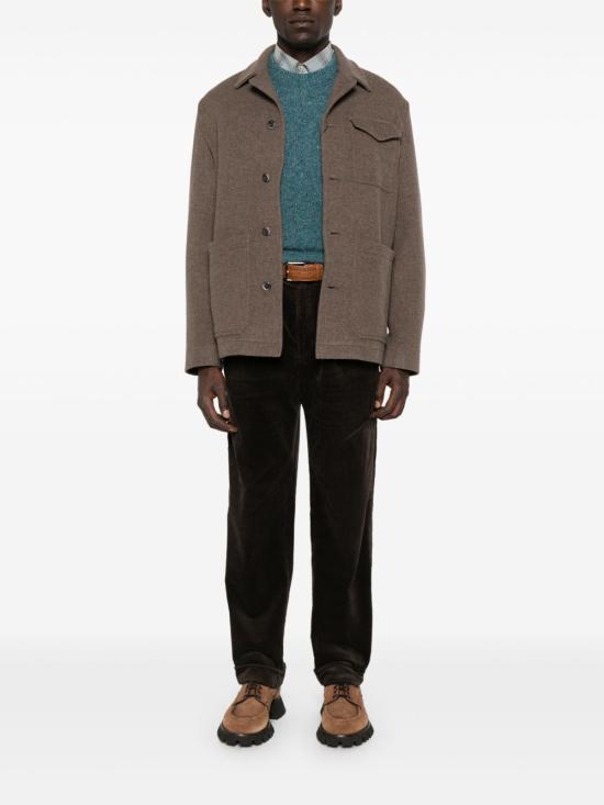 25FW 랄프 로렌 스트레이트 팬츠 710882543 500 Brown - RALPH LAUREN