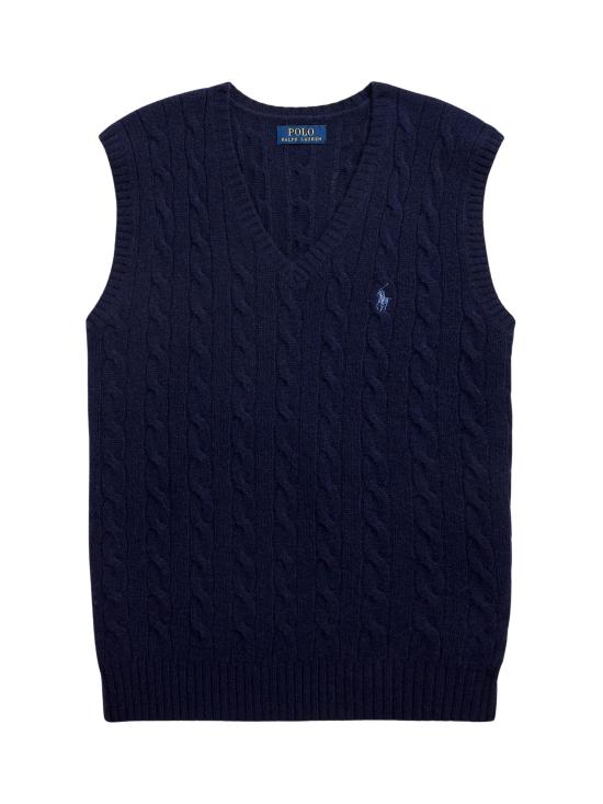 25FW 랄프 로렌 니트 베스트 710974166 001 Blue