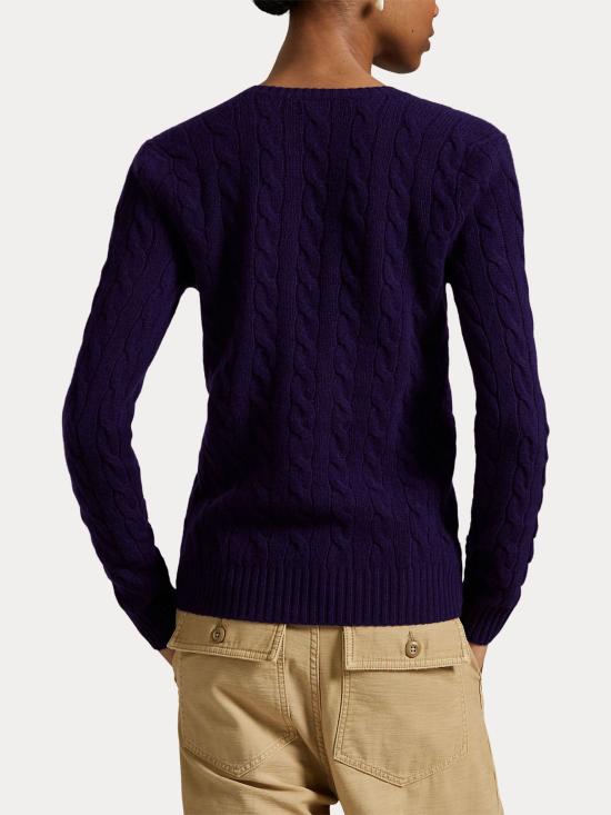 25FW 랄프 로렌 스웨터 211971866 010 Purple - RALPH LAUREN