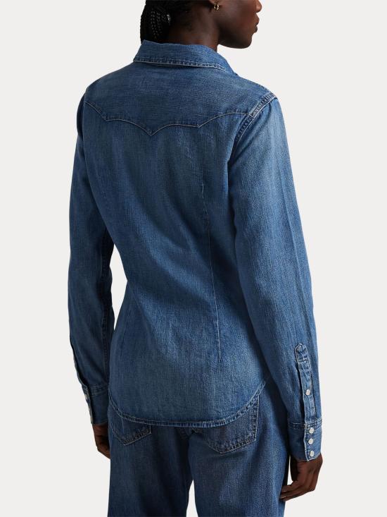25FW 랄프 로렌 셔츠 211969402 001 Denim - RALPH LAUREN