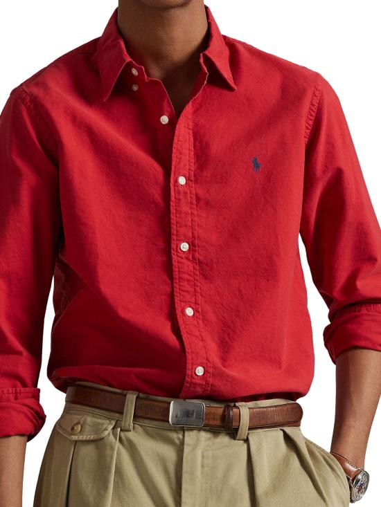 25FW 랄프 로렌 셔츠 710805564 062 Red - RALPH LAUREN