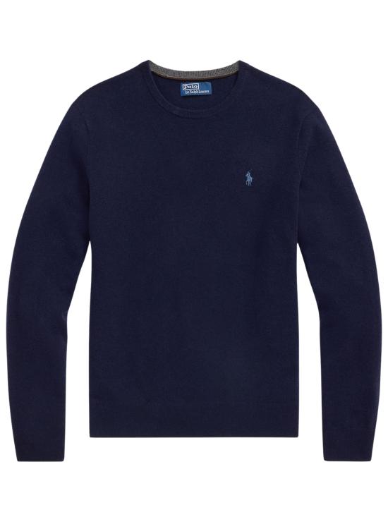 25FW 랄프 로렌 스웨터 710974148 001 Blue