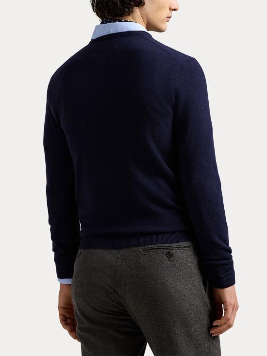 25FW 랄프 로렌 스웨터 710974148 001 Blue - RALPH LAUREN