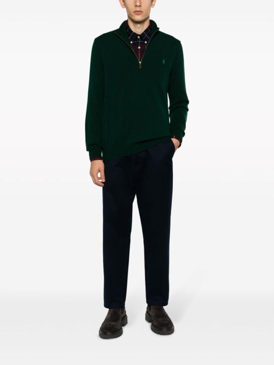 25FW 랄프 로렌 집업 니트 710876756 014 Green - RALPH LAUREN