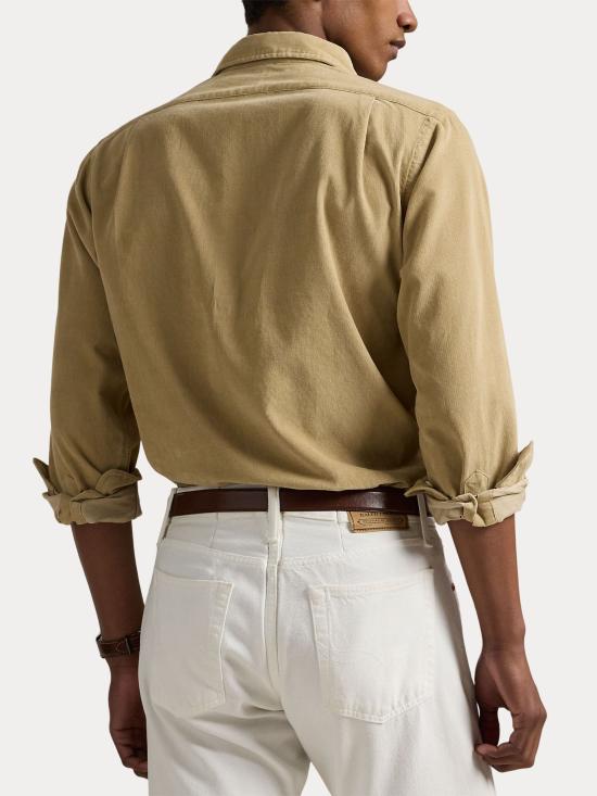 25FW 랄프 로렌 셔츠 710P00518 004 Beige - RALPH LAUREN