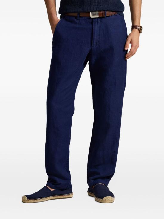 25FW 랄프 로렌 스트레이트 팬츠 710972621 001 Blue - RALPH LAUREN