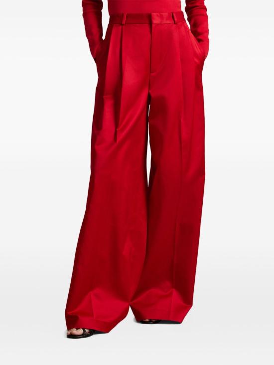 25FW 랄프 로렌 스트레이트 팬츠 211A90228 002 Red - RALPH LAUREN