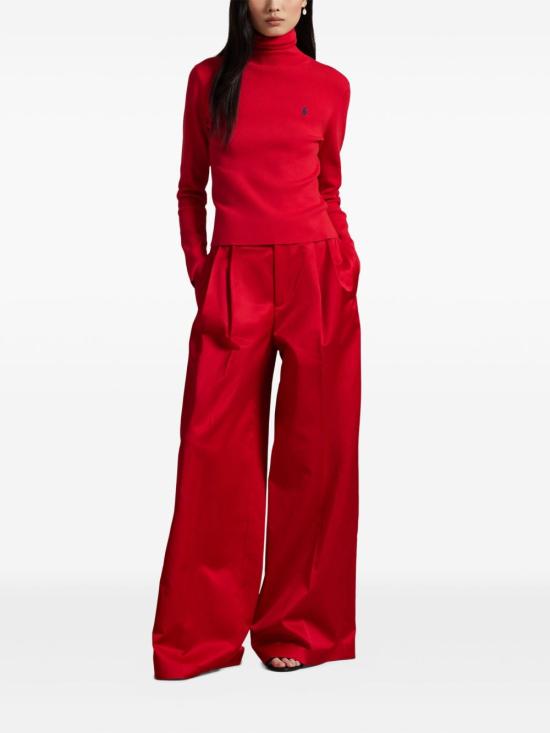 25FW 랄프 로렌 스트레이트 팬츠 211A90228 002 Red - RALPH LAUREN