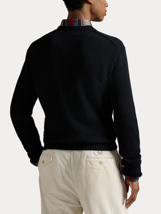 25FW 랄프 로렌 스웨터 710982140 001 Black - RALPH LAUREN