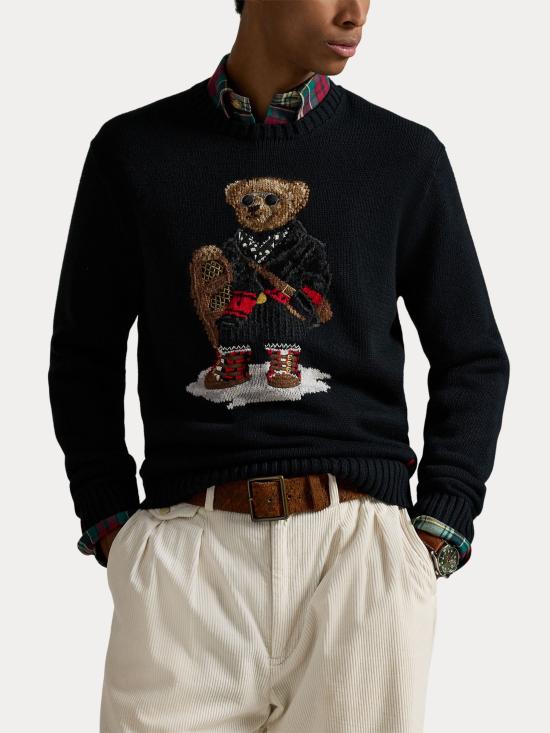 25FW 랄프 로렌 스웨터 710982140 001 Black - RALPH LAUREN