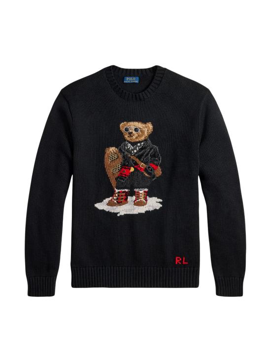 25FW 랄프 로렌 스웨터 710982140 001 Black