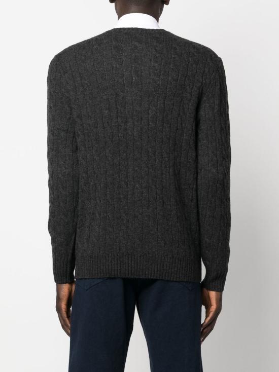 25FW 랄프 로렌 스웨터 710876762 013 Grey - RALPH LAUREN