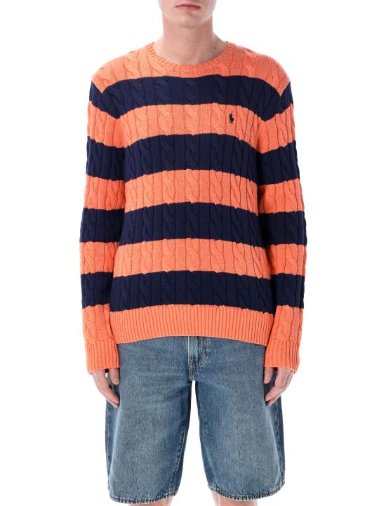 26SS 폴로 랄프로렌 스웨터 710B13897 001 ORANGE NAVY
