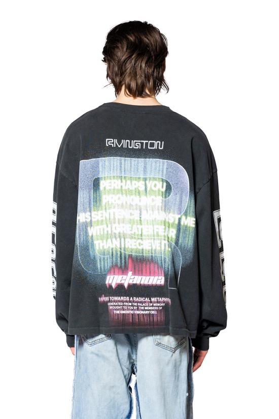 26SS 리빙톤 르아 레비스 123 셔츠 SNTC LS00 JBLK - RIVINGTON ROI REBIS 123