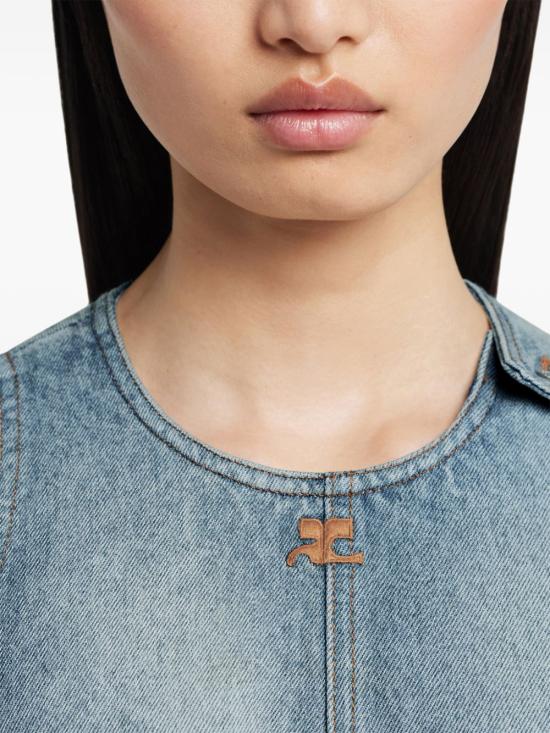 26SS 쿠레쥬 미디 원피스 126DRO791DE0058 7055 - COURREGES