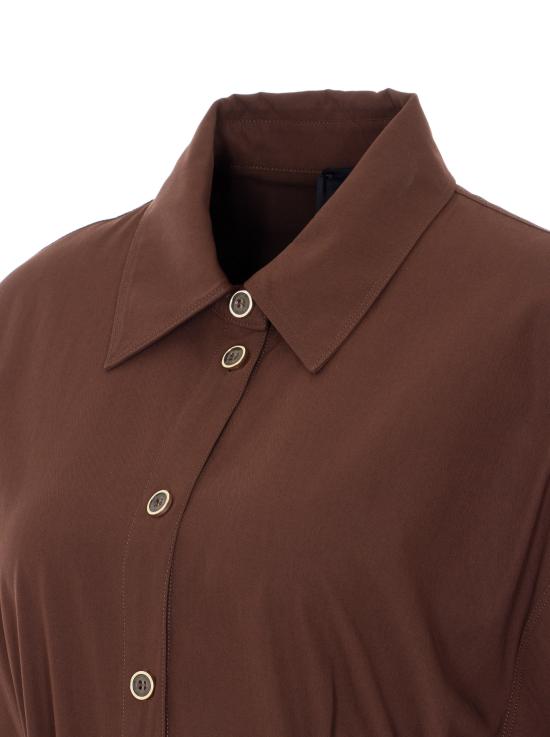 26SS 핑코 미디 원피스 106309 A2ERL78 Brown - PINKO