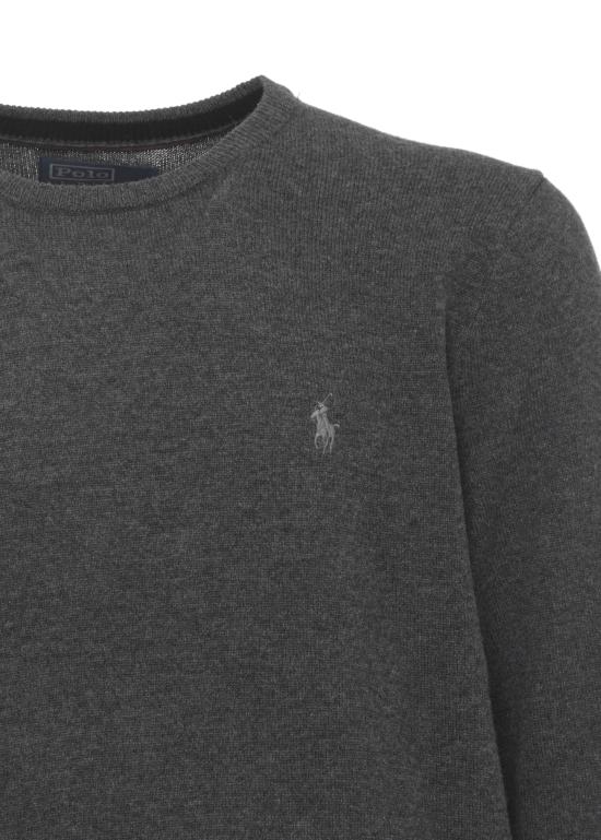 25FW 랄프 로렌 스웨터 710974148 004 Grey - RALPH LAUREN