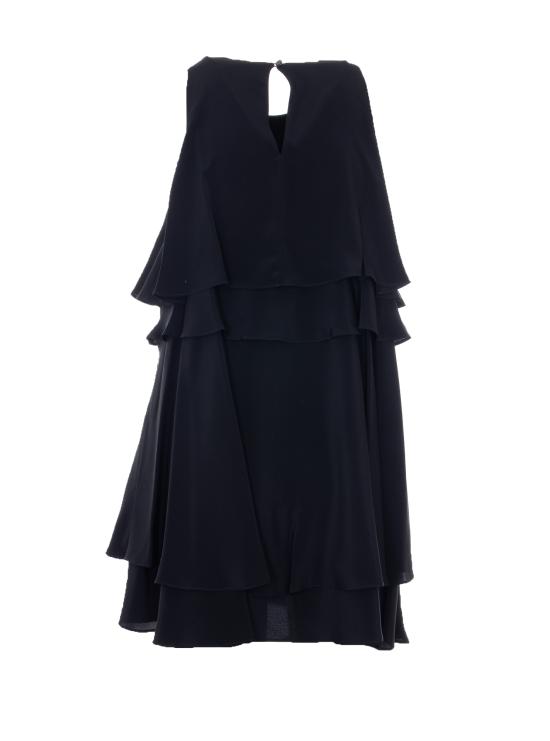 26SS 아미 알렉산드르 마티우시 미디 원피스 FDR649 AC0020001 Black - AMI ALEXANDRE MATIUSSI