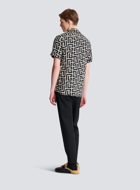 26SS 발망 셔츠 FH1HN011VD01 GFE Black - BALMAIN