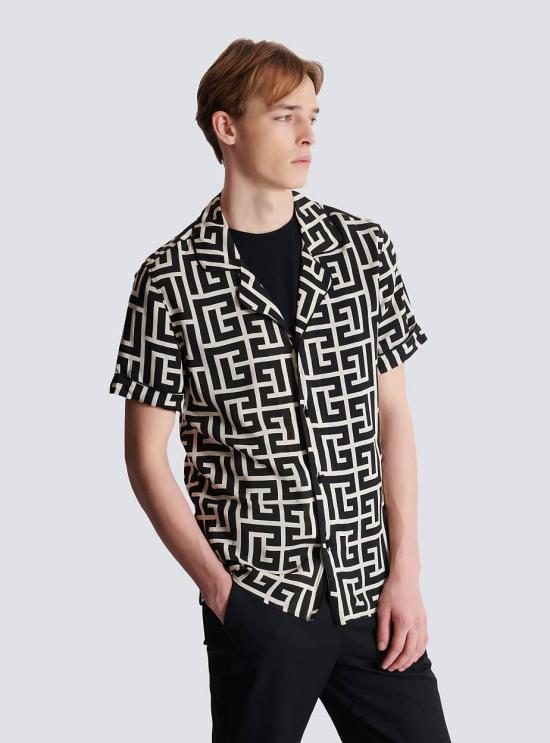 26SS 발망 셔츠 FH1HN011VD01 GFE Black - BALMAIN