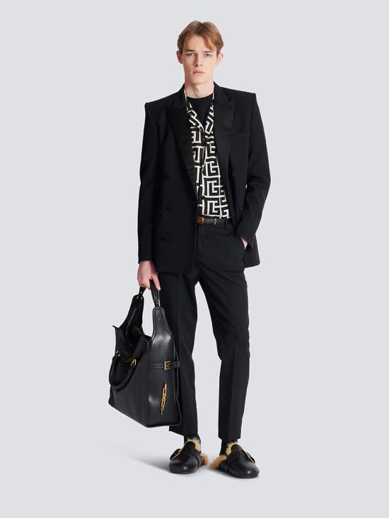 26SS 발망 셔츠 FH1HN011VD01 GFE Black