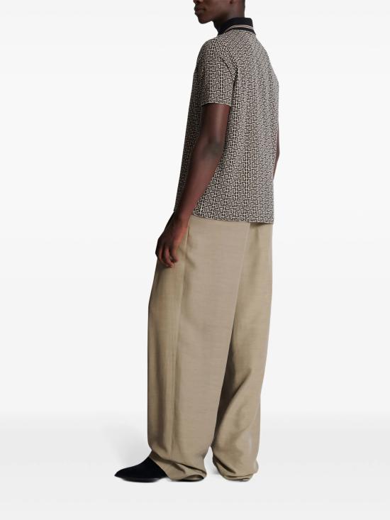 26SS 발망 폴로 티셔츠 EH1GC027BC90 GFE Black - BALMAIN