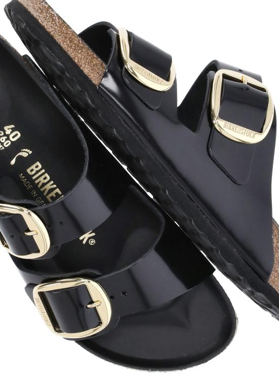 26SS 버켄스탁 샌들 1021476 ARIZONA BIG BUCKLE HEXSHINE BL Black - BIRKENSTOCK