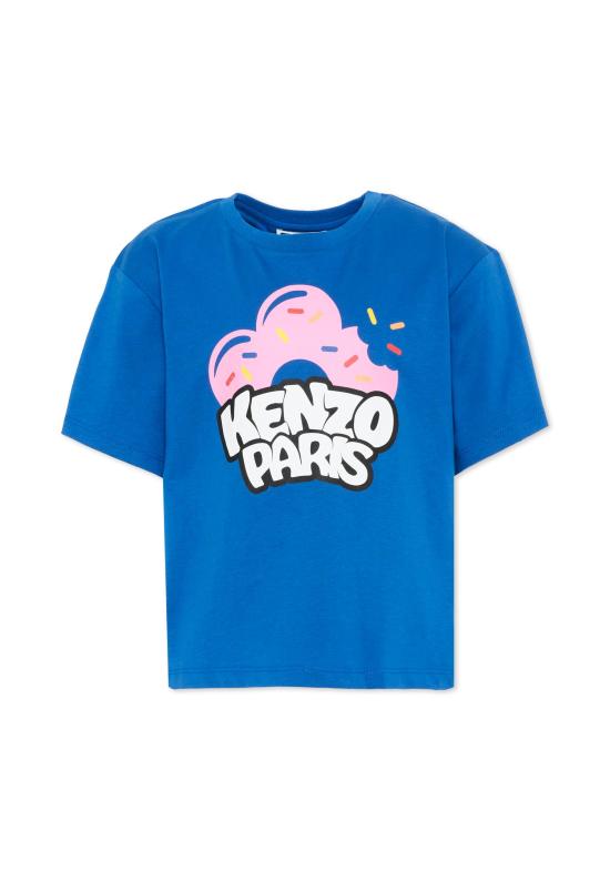 26SS [키즈] 겐조 티셔츠 K61766 871 BLUE