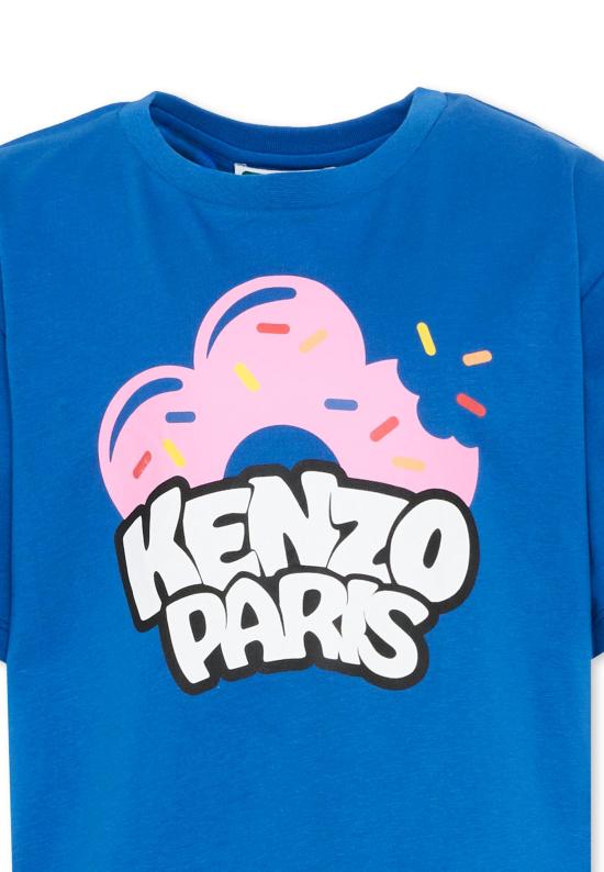 26SS [키즈] 겐조 티셔츠 K61766 871 BLUE - KENZO