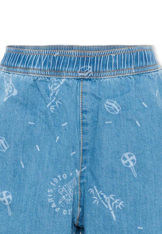 26SS [키즈] 겐조 쇼츠/버뮤다 K61773 Z45 DENIM - KENZO