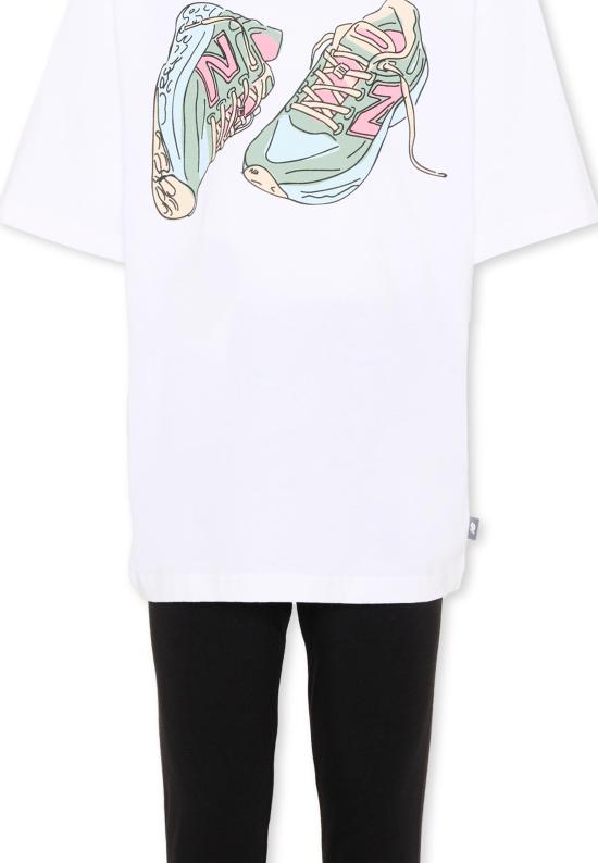 25FW [키즈] 뉴발란스 점프수트 LAKG0242 BWE WHITE - NEW BALANCE