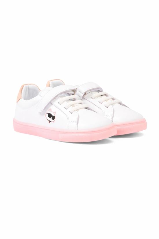 26SS [키즈] 칼라거펠트 스니커즈 Z31184 10P WHITE - KARL LAGERFELD