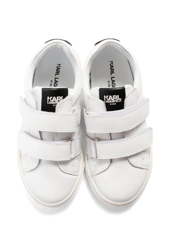 26SS [키즈] 칼라거펠트 스니커즈 Z31186 10P WHITE - KARL LAGERFELD