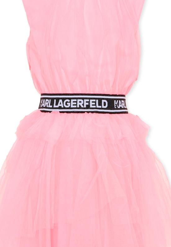 26SS [키즈] 칼라거펠트 원피스 Z31147 462 PINK - KARL LAGERFELD