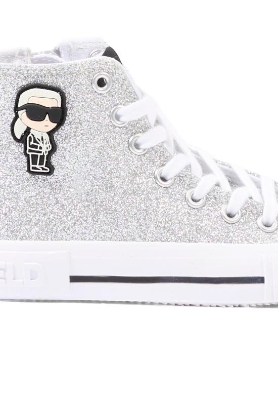 26SS [키즈] 칼라거펠트 스니커즈 Z31171 016 SILVER - KARL LAGERFELD