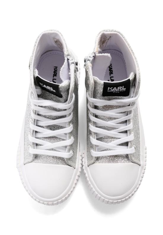 26SS [키즈] 칼라거펠트 스니커즈 Z31171 016 SILVER - KARL LAGERFELD