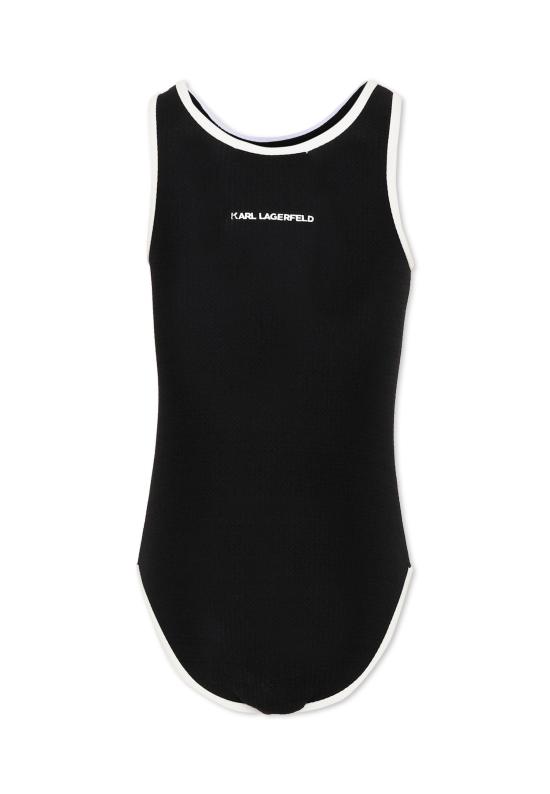 26SS [키즈] 칼라거펠트 원피스 수영복 Z31113 09B BLACK - KARL LAGERFELD