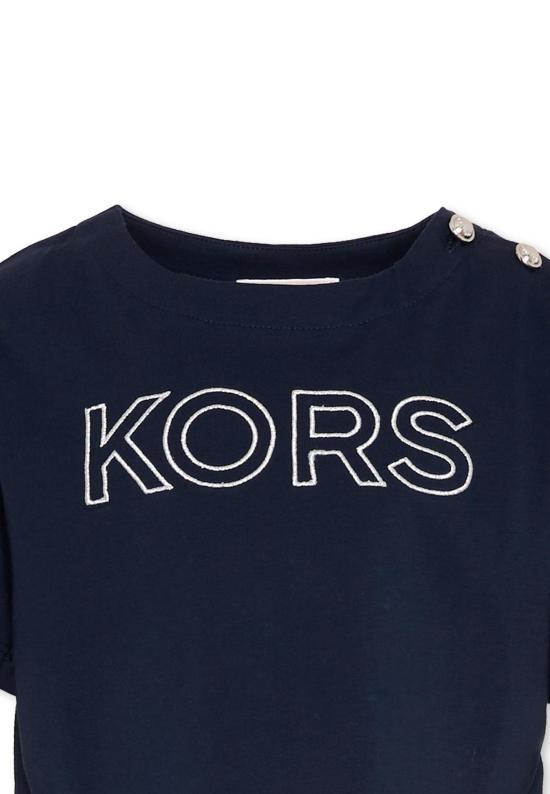 26SS [키즈] 마이클 코어스 티셔츠 R30605 849 BLUE - MICHAEL KORS