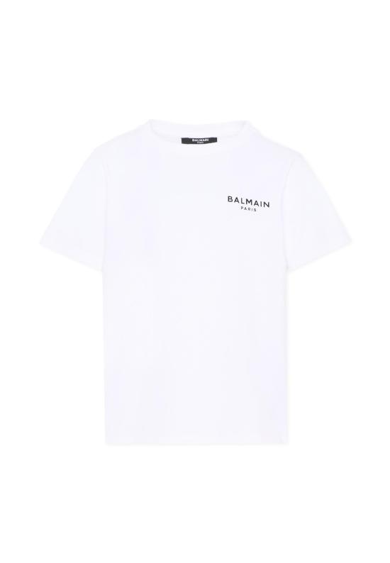 26FW [키즈] 발망 티셔츠 BY8R31 Z3672 100NE WHITE