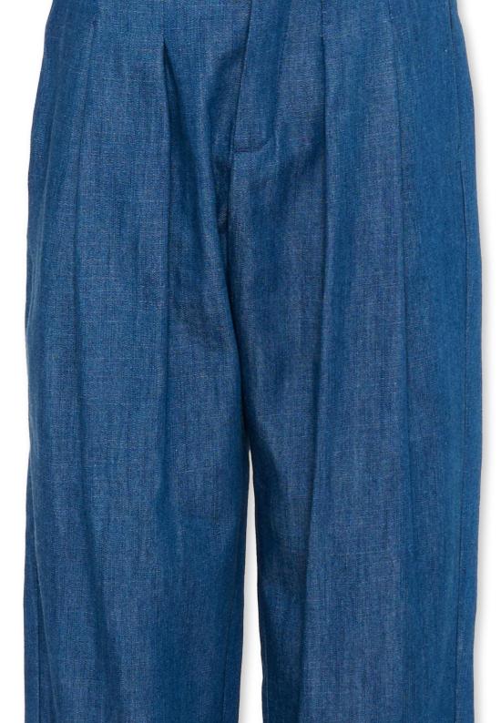 26SS [키즈] 발망 스트레이트 팬츠 BY6R50 P0588 625 BLUE - BALMAIN