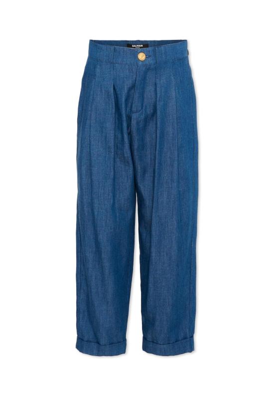 26SS [키즈] 발망 스트레이트 팬츠 BY6R50 P0588 625 BLUE