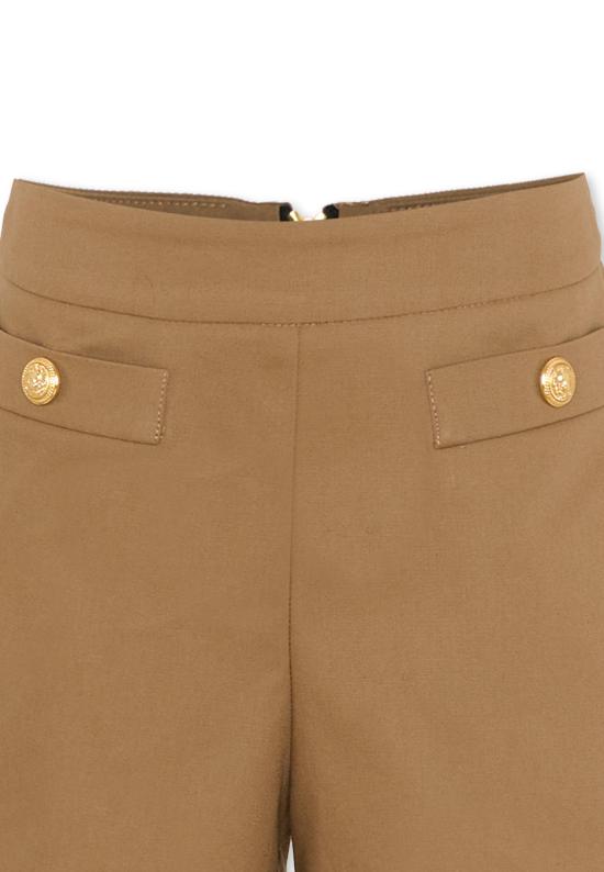 26SS [키즈] 발망 쇼츠/버뮤다 BY6B19 G0197 315 BEIGE - BALMAIN