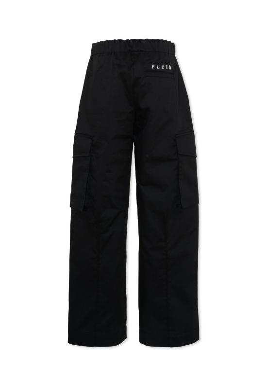 26SS [키즈] 필립 플레인 스트레이트 팬츠 S6PHJBPA057 110 BLACK - PHILIPP PLEIN