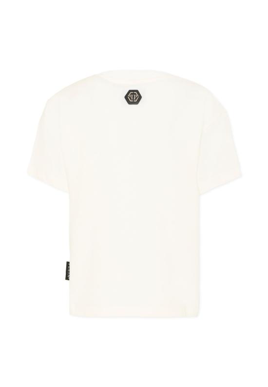 26SS [키즈] 필립 플레인 티셔츠 S6PHJBTH061 002 WHITE - PHILIPP PLEIN