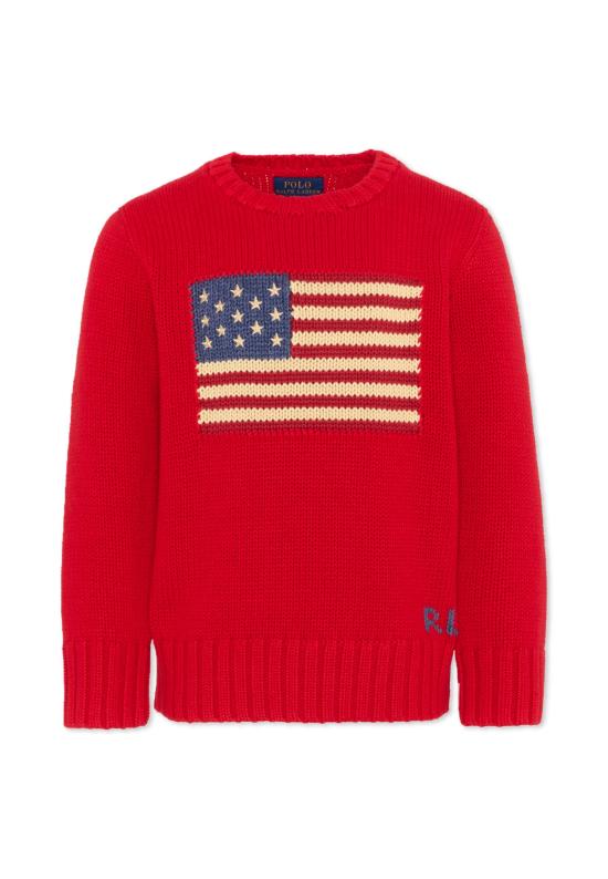 26SS [키즈] 랄프 로렌 트레이닝 상의 668285500 RED