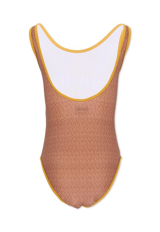 26SS [키즈] 마이클 코어스 원피스 수영복 R30560 348 BROWN - MICHAEL KORS