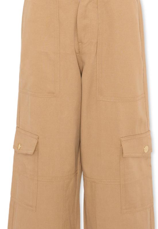 26SS [키즈] 마이클 코어스 스트레이트 팬츠 R30579 263 BEIGE - MICHAEL KORS