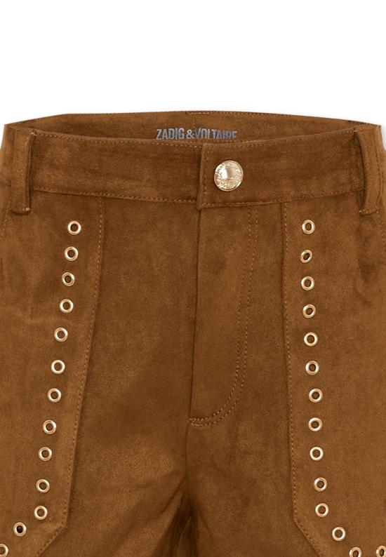 26SS [키즈] 자딕앤볼테르 쇼츠/버뮤다 X60562 367 BROWN - ZADIG & VOLTAIRE