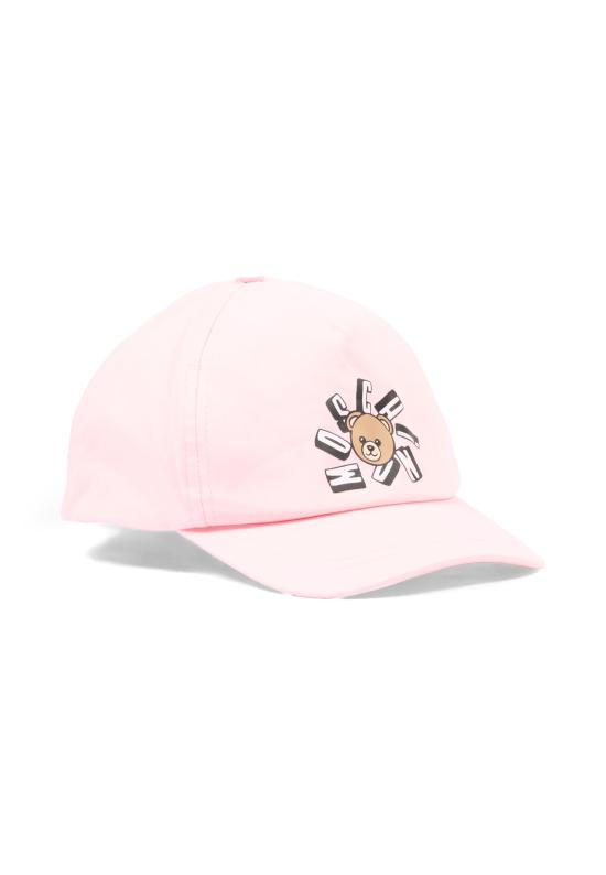 26SS [키즈] 모스키노 모자 HVX01N LOA00 50209 PINK - MOSCHINO